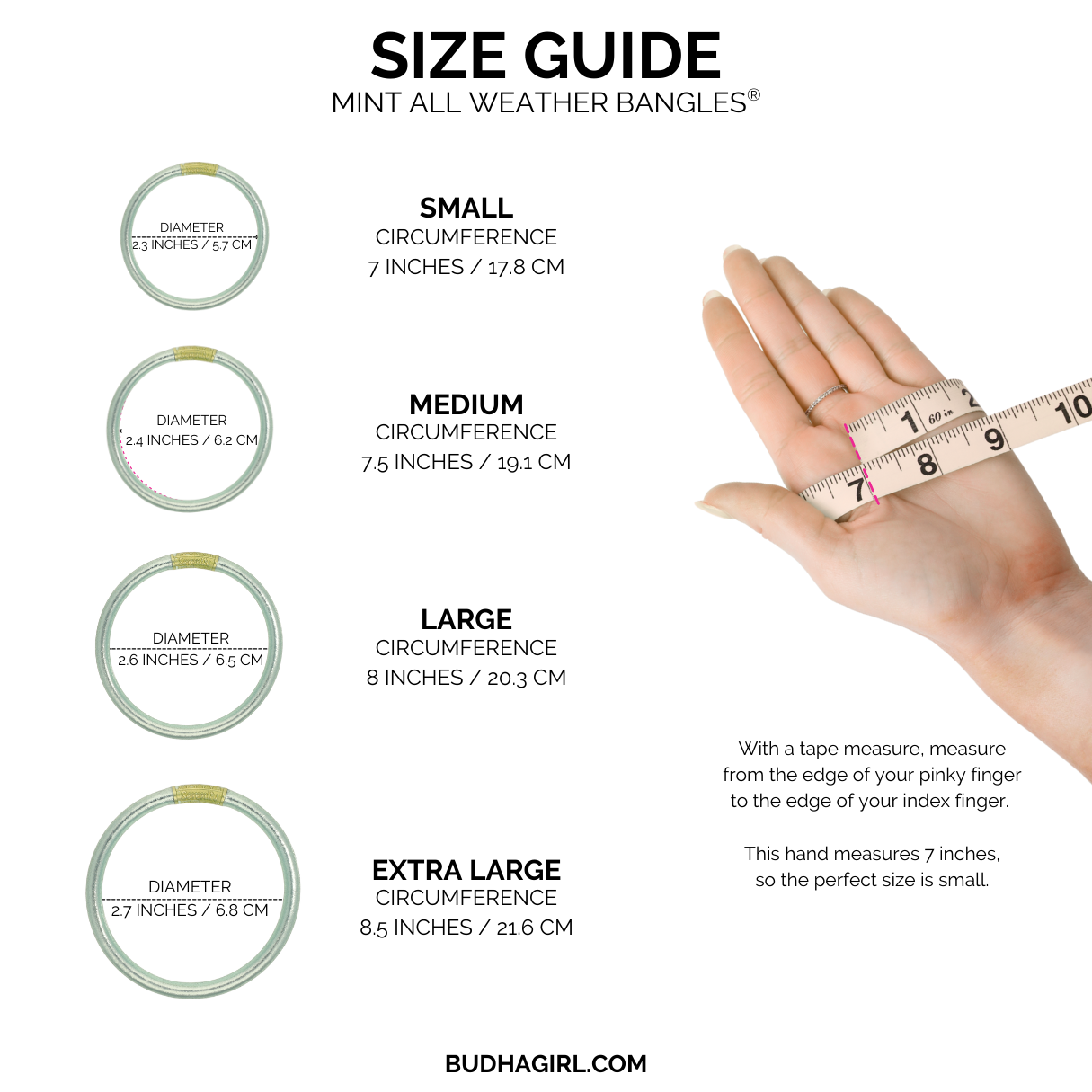 Mint All Weather Bangles AWB - Set of 6