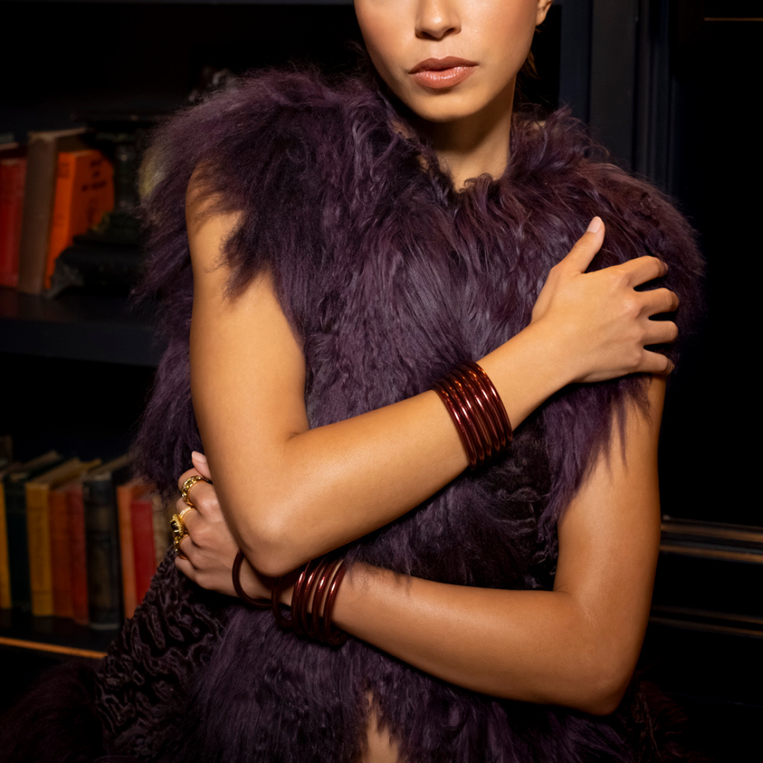 Merlot All Weather Bangles | BuDhaGirl